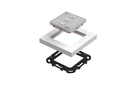 Somfy Smoove 1 RTS II Wireless Wall Switch – Pure 1871347