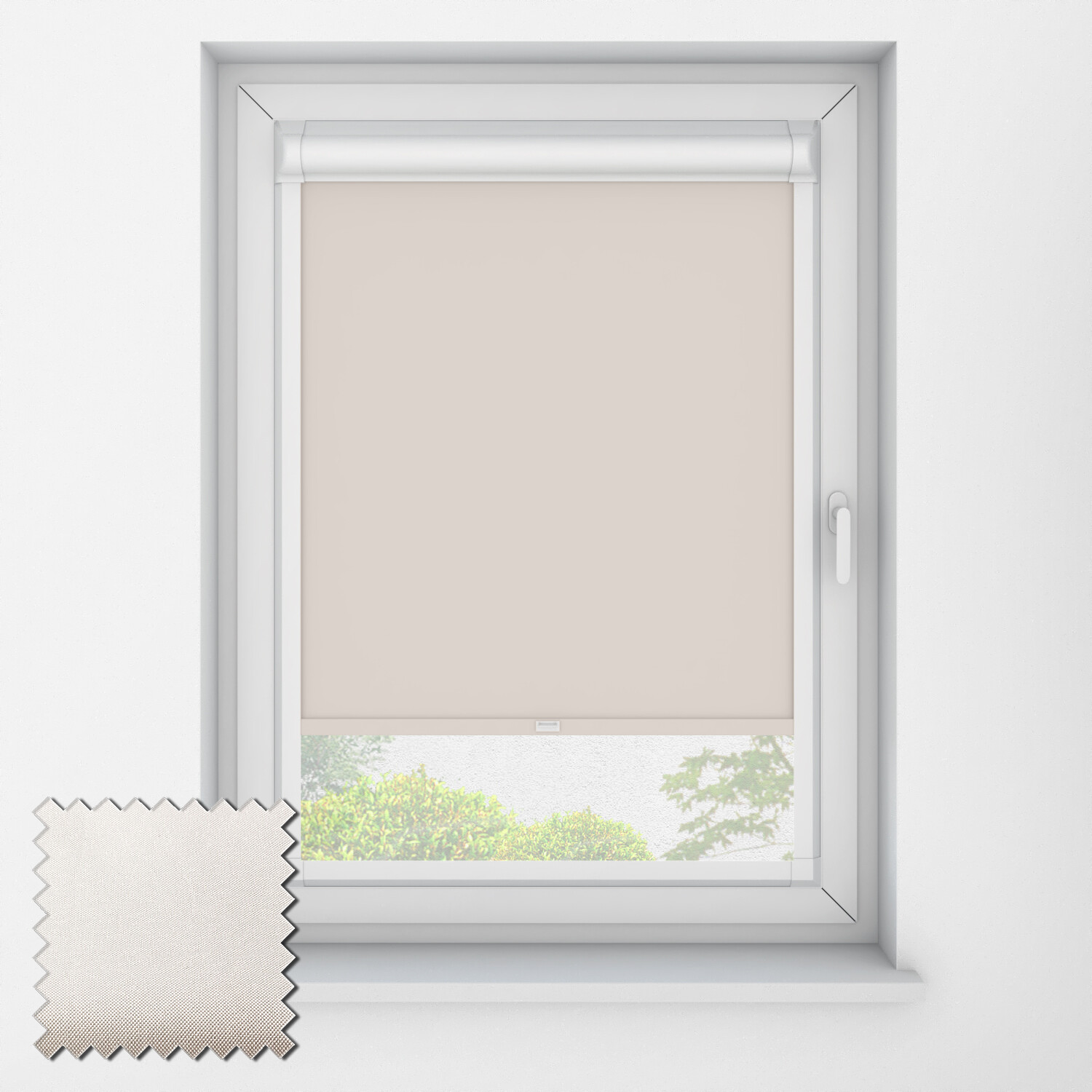 Slumber Blackout White Perfect Fit Roller Blinds Polyester