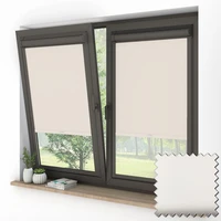 PVC BLACKOUT Snow Perfect Fit Roller Blinds