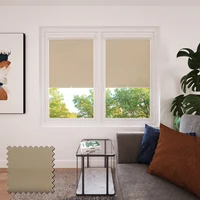 SECLUSION Cream Perfect Fit Roller Blinds