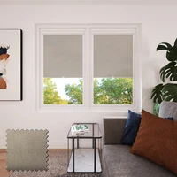 SECLUSION Oyster Perfect Fit Roller Blinds