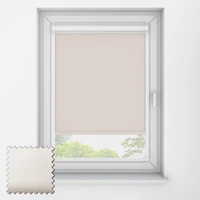 SLUMBER BLACKOUT White Perfect Fit Roller Blinds