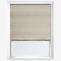 Calder Recycled Natural Linen Roman Blinds